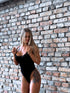 ELYNDI bodis su apvalia apdaila "SECOND SKIN" - JUODAS 9693